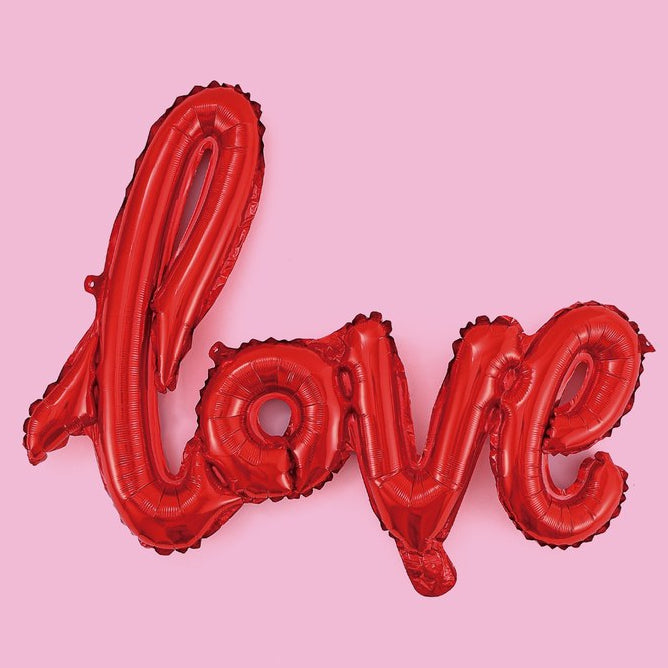Globo Foil Love Rojo