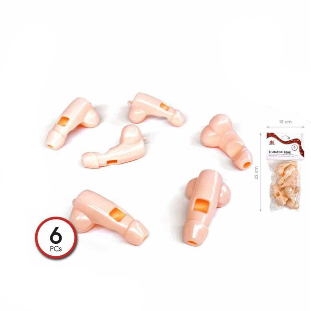 Silbato Pene Despedida- Pack 6uds