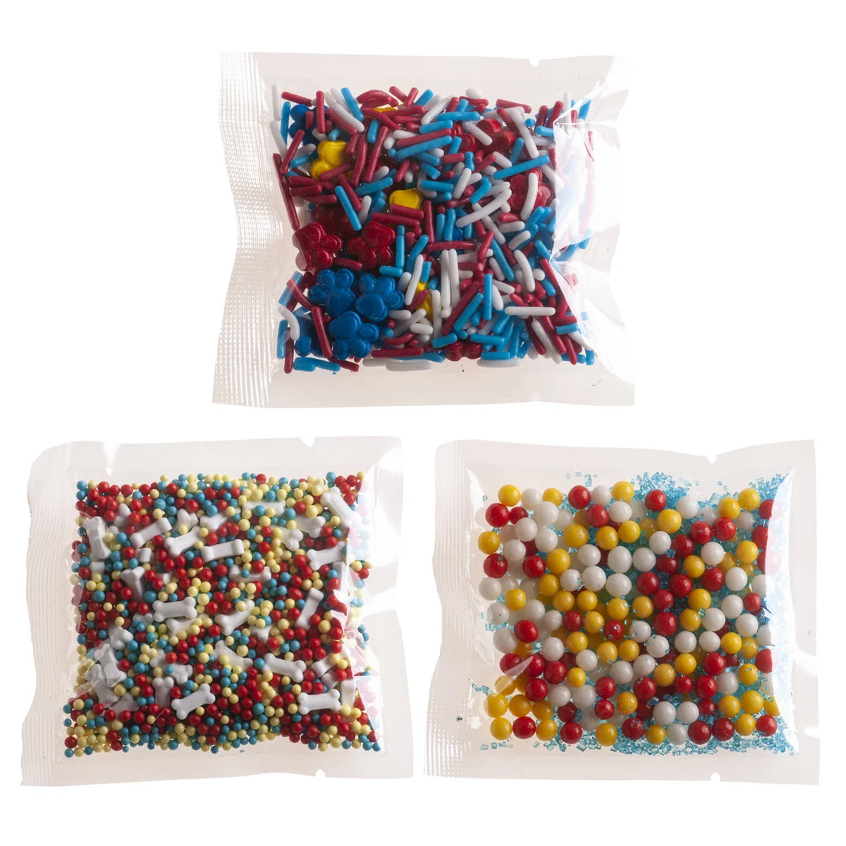 Sprinkles Decorativos Paw Patrol 70g (3x23,3g)