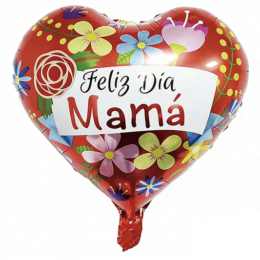 Globo Foil Feliz Día Mama 45cm/18in