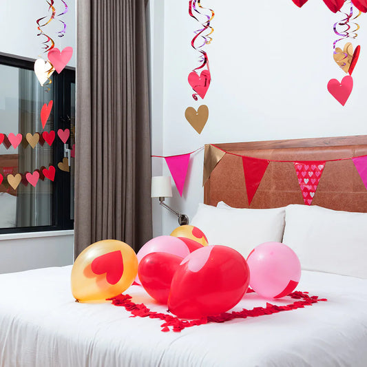 Set 3 Espirales Decorativas Love Doble Cara 85 cm