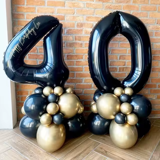 Columna de Globos de Números Personalizado | Decoración Fiesta - imagen 4