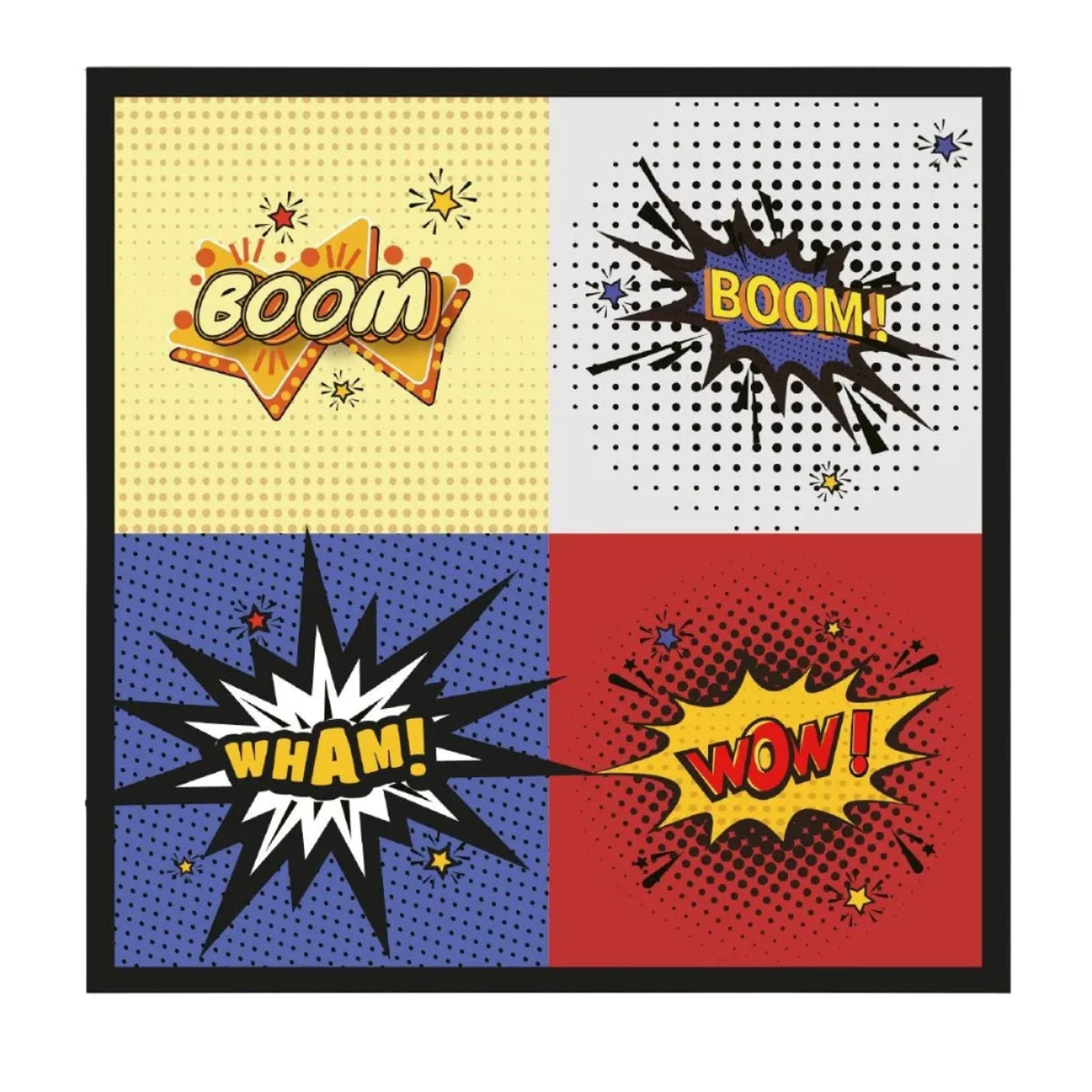 Servilletas de Papel Superhéroe Cómic 33 x 33 cm 30 uds