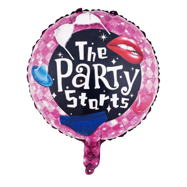 Globo Foil Redondo 'The Party Starts' 45 cm