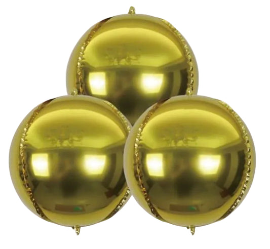 Globo Foil 4D redondo 24cm 3uds