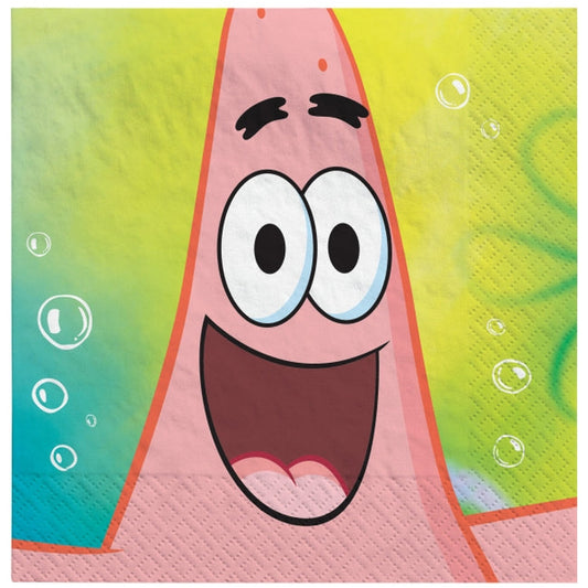 Servilleta 33cm X 33cm Bob Esponja 16uds