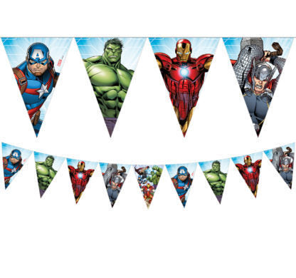 Guirnalda Banderines Avengers 2.3m