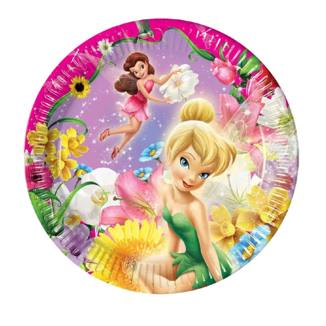 Platos de papel Disney Hadas 23 cm 10 uds