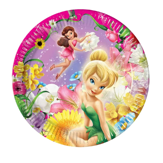 Platos de papel Disney Hadas 23 cm 10 uds