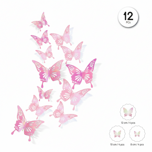 Pegatinas Mariposas 3D