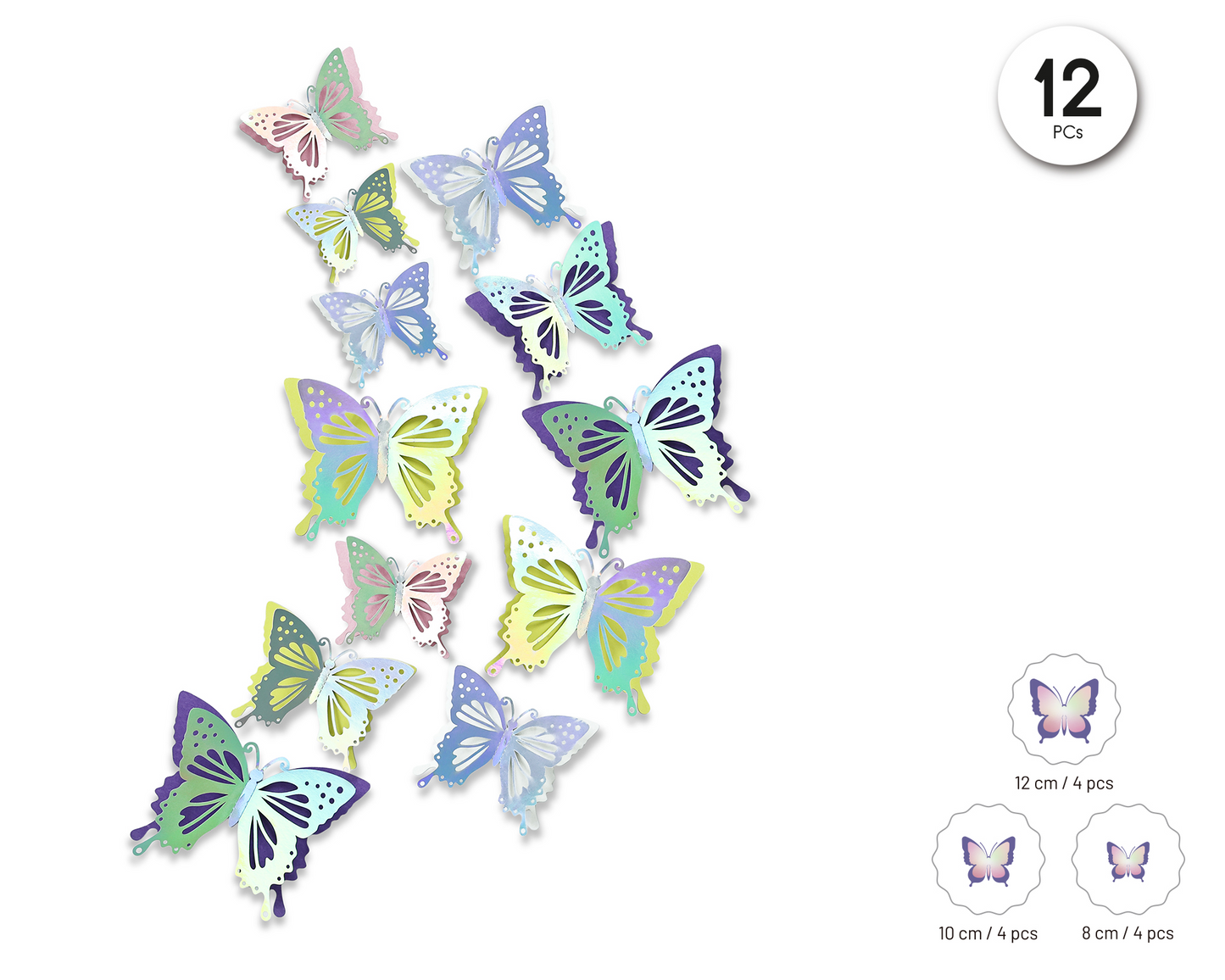 Pegatinas Mariposas 3D