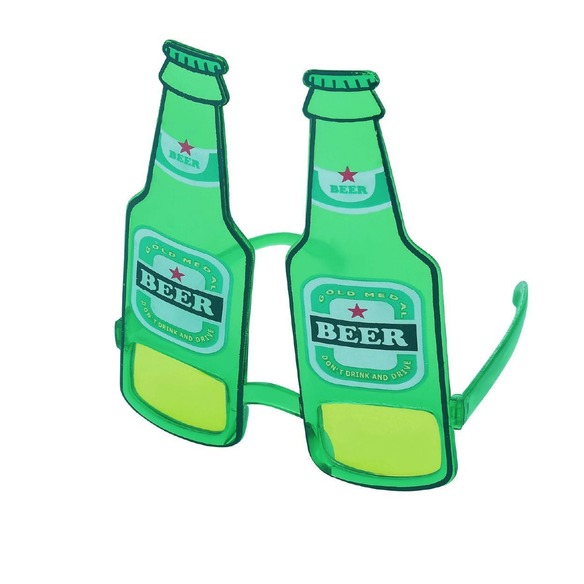 Gafas de Fiesta Botella de Cerveza 13,4 x 15 cm