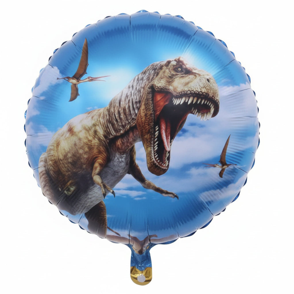 Globo Foil Redondo T-Rex 45 cm