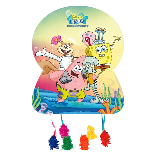 Piñata grande Bob Esponja 65 × 46 cm