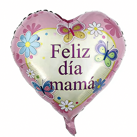 Globo Foil Feliz Día Mama 45cm/18in