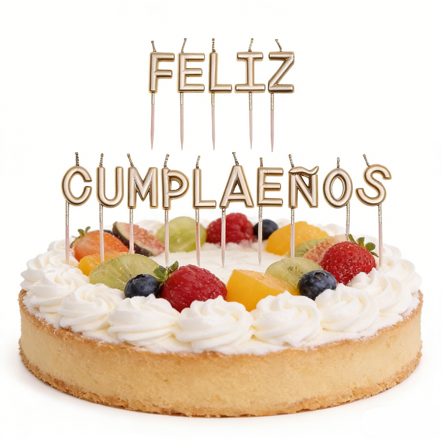 Vela Feliz cumpleaños alfabeto