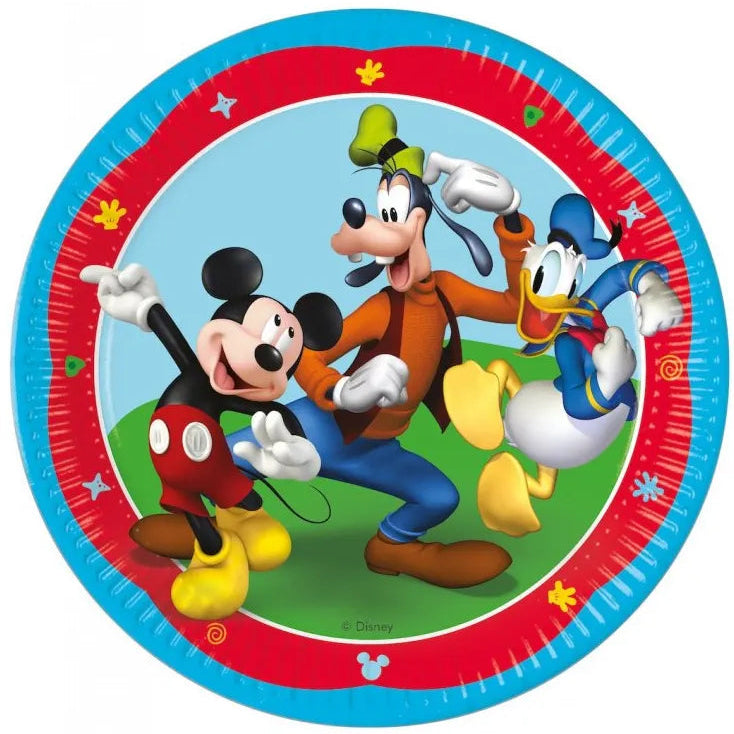 Platos Mickey Mouse Party 23cm 8uds