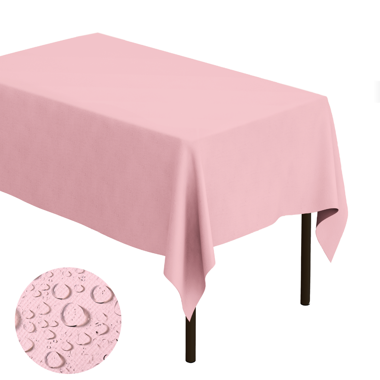 Mantel Papel Impermeable 120x180cm Rosa