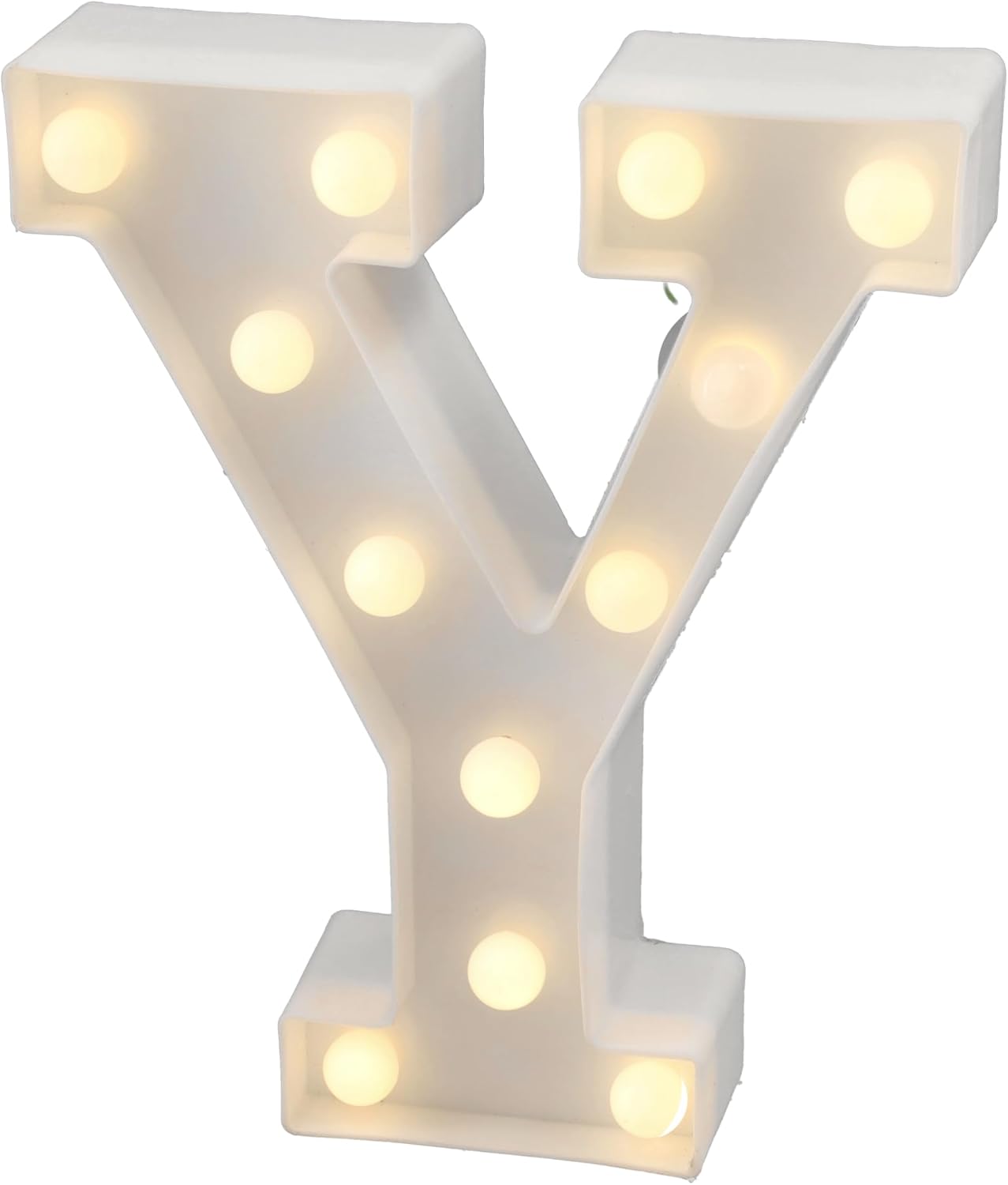 Letra Luminosa LED Luz Blanca Cálida 22x14 cm | A-Z