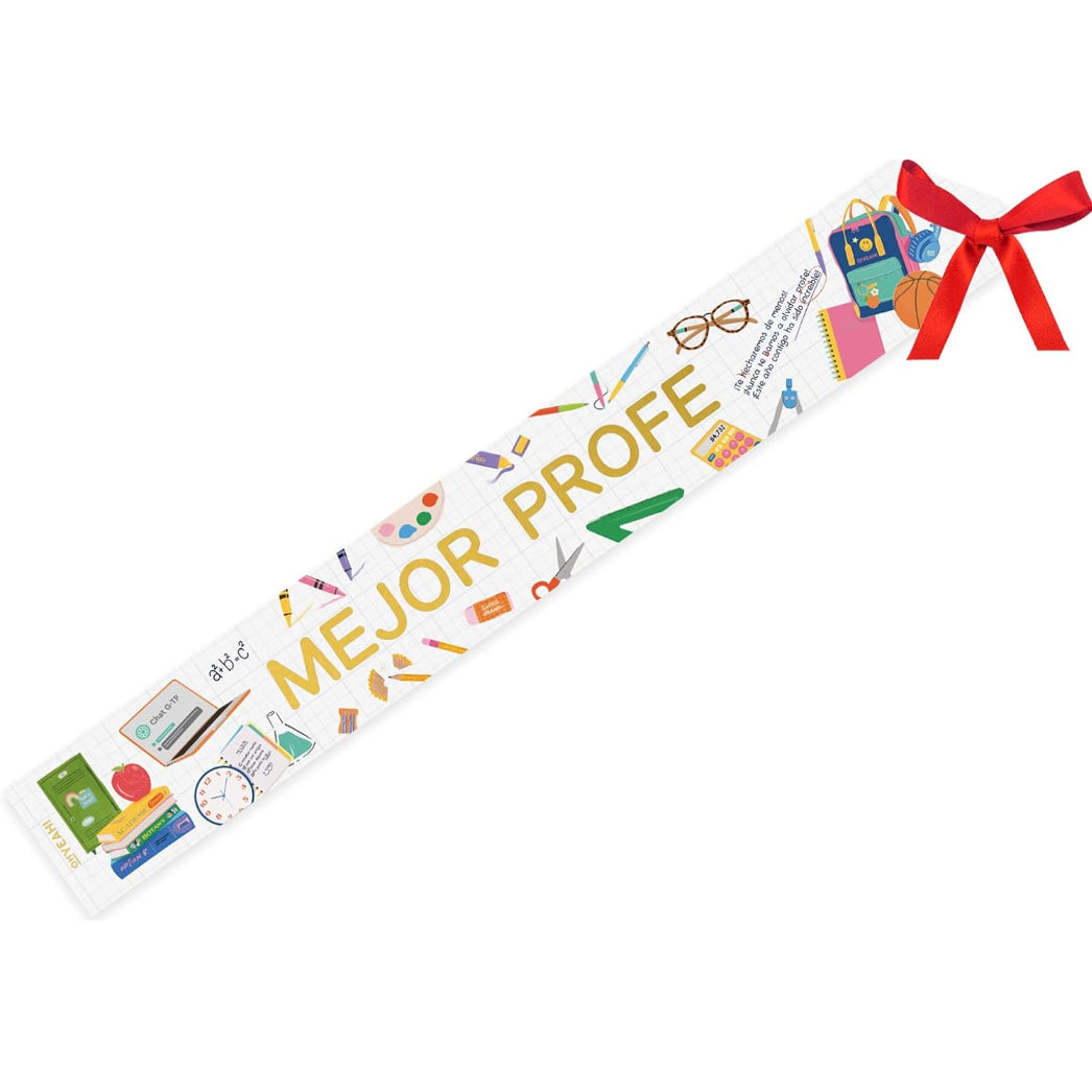Banda de PVC «Mejor Profe» 150x10cm