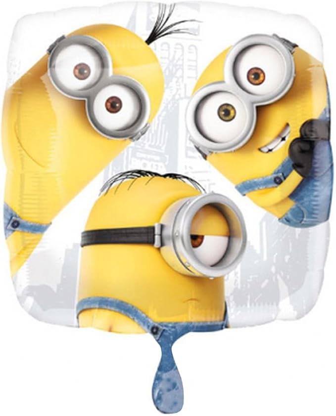 Globo Foil Minions Cuadrado 46cm