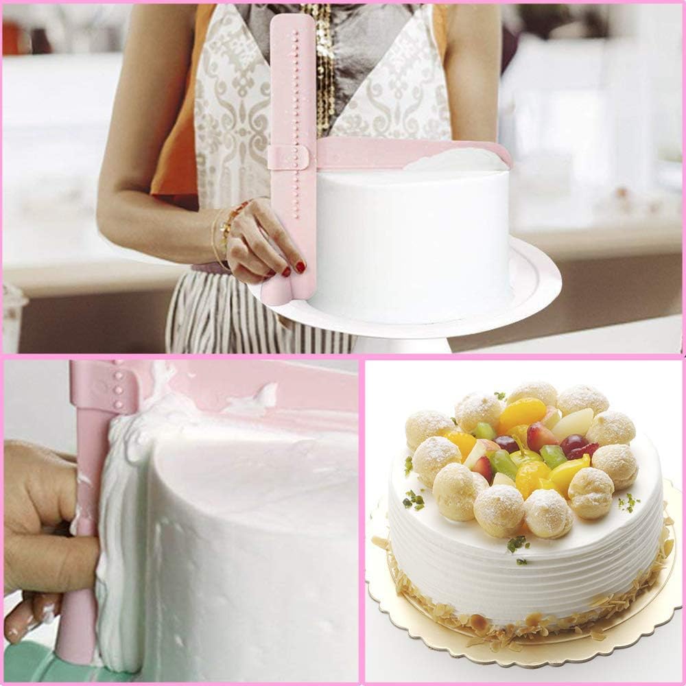 Rascador Ajustable para Tartas 23 x 6,3 x 2,6 cm 2 uds