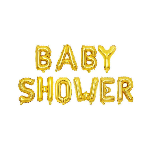 Globo Foil Letras Baby Shower 16 pulgadas