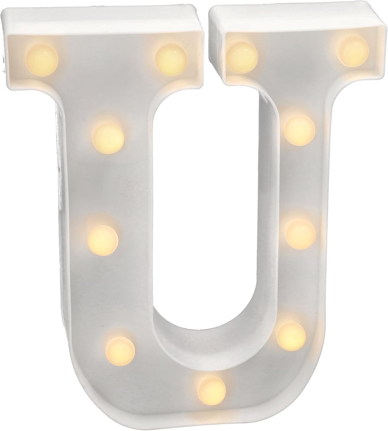 Letra Luminosa LED Luz Blanca Cálida 22x14 cm | A-Z