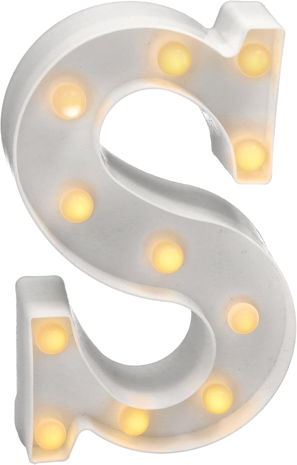 Letra Luminosa LED Luz Blanca Cálida 22x14 cm | A-Z
