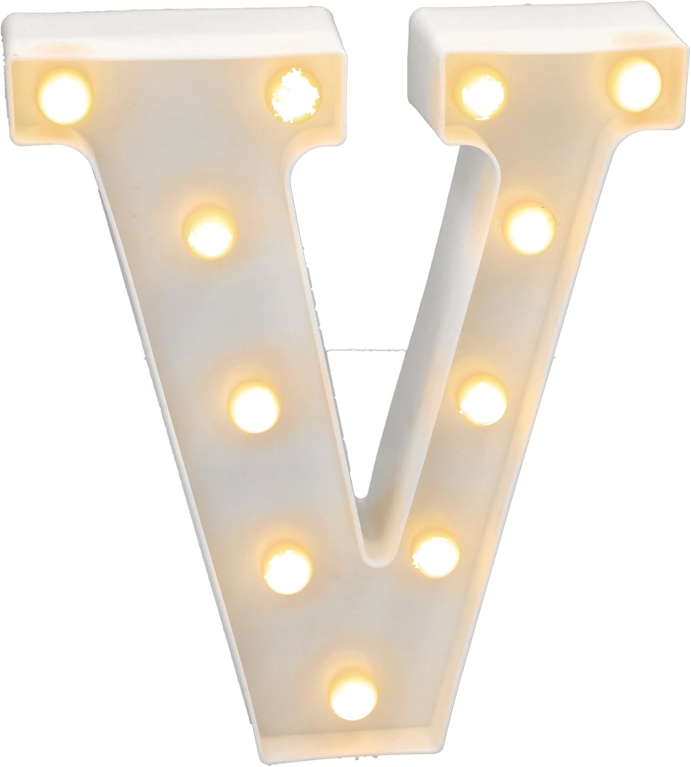 Letra Luminosa LED Luz Blanca Cálida 22x14 cm | A-Z