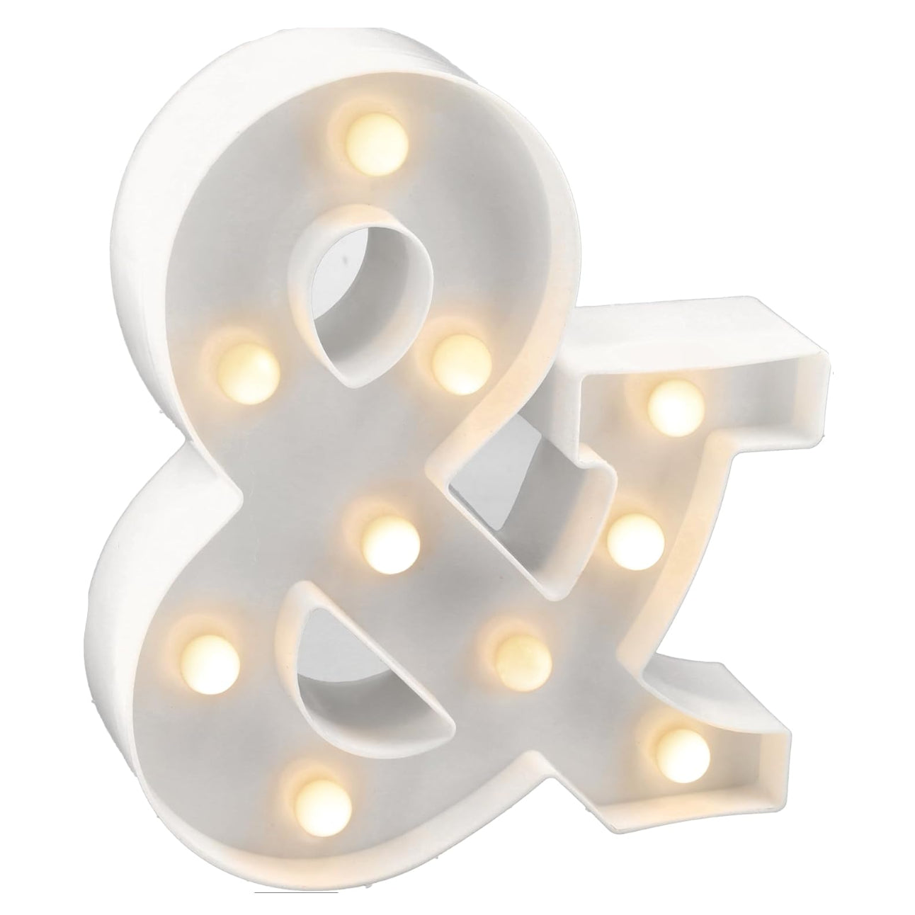 Letra Luminosa LED Luz Blanca Cálida 22x14 cm | A-Z