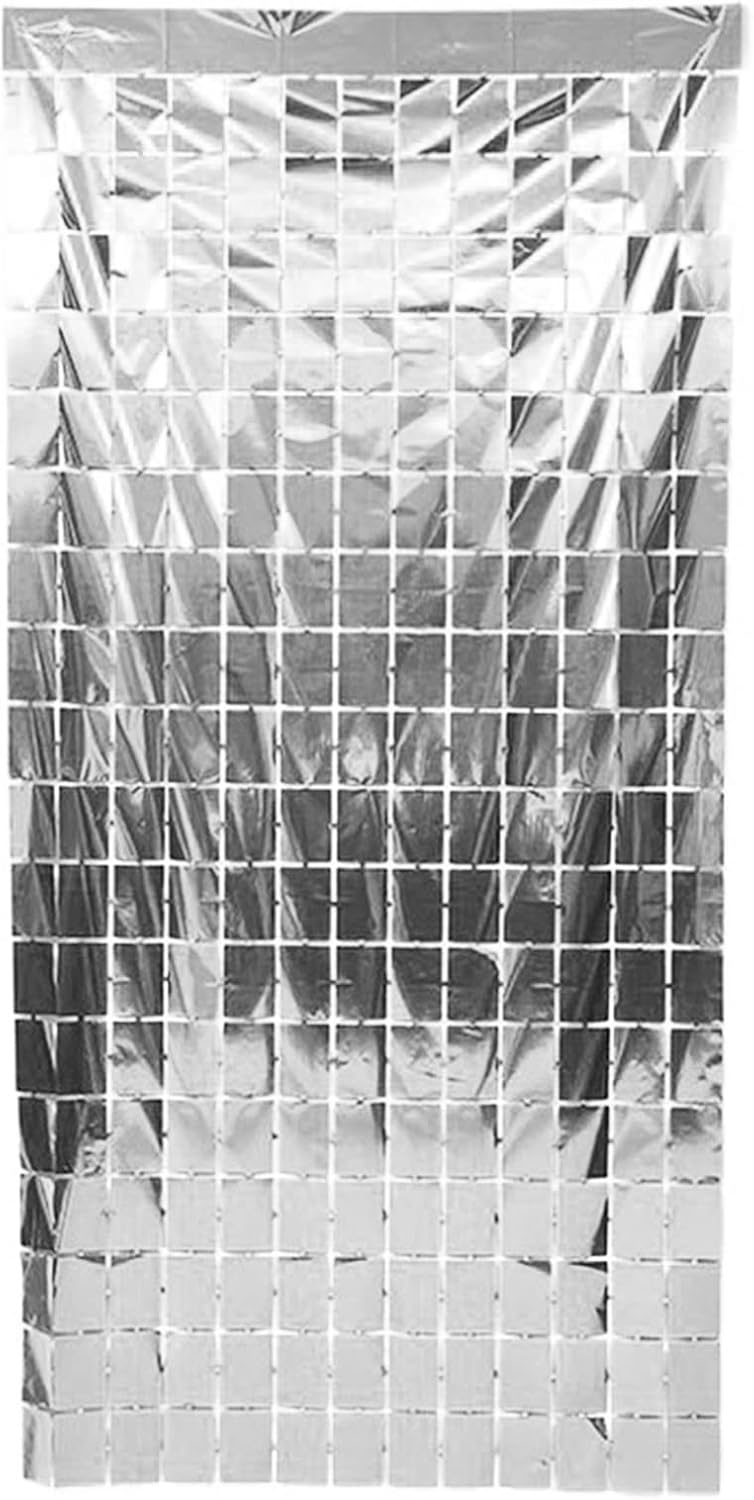Cortina de Lentejuelas Cuadradas 1×2 m