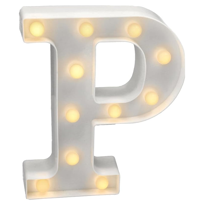 Letra Luminosa LED Luz Blanca Cálida 22x14 cm | A-Z