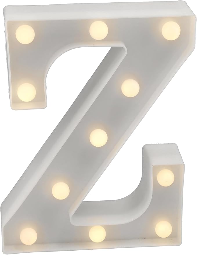 Letra Luminosa LED Luz Blanca Cálida 22x14 cm | A-Z