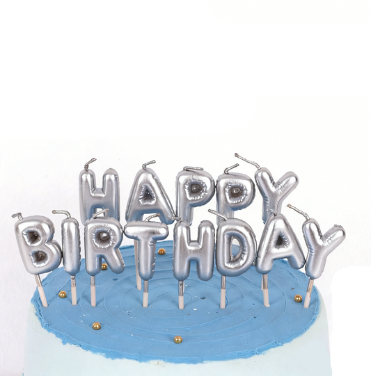 Set Velas "Happy Birthday" para Tarta | Decoración Cumpleaños