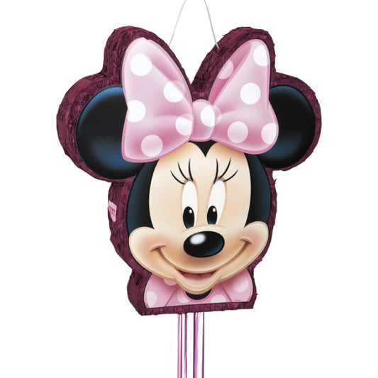 Piñata Plana Tirar Minnie Mouse 51x46 cm