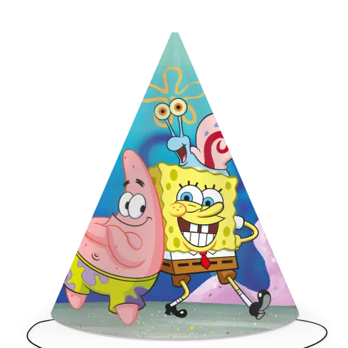 Sombreros Bob Esponja Pack 6 uds