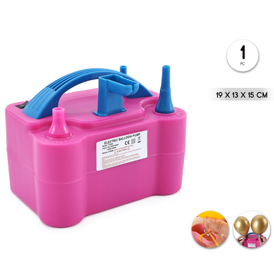 Inflador Eléctrico de Globos Fucsia