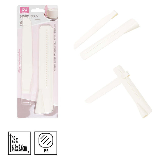 Rascador Ajustable para Tartas 23 x 6,3 x 2,6 cm 2 uds
