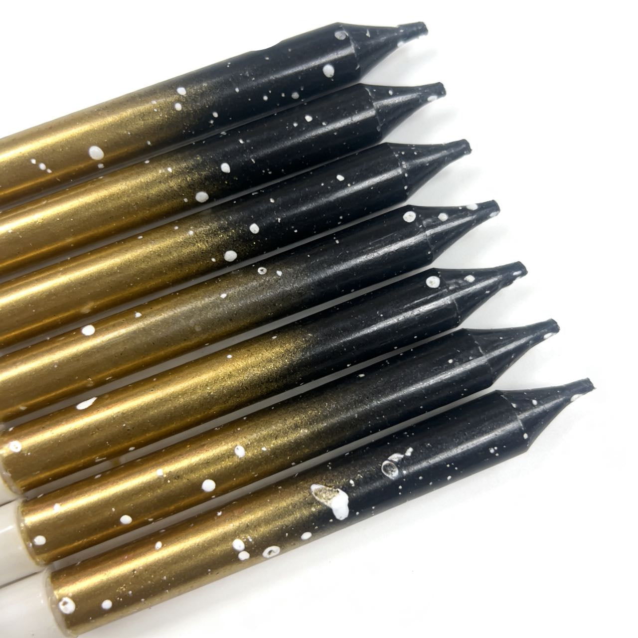 Vela Degradé con Puntos Blancos 8cm -6uds