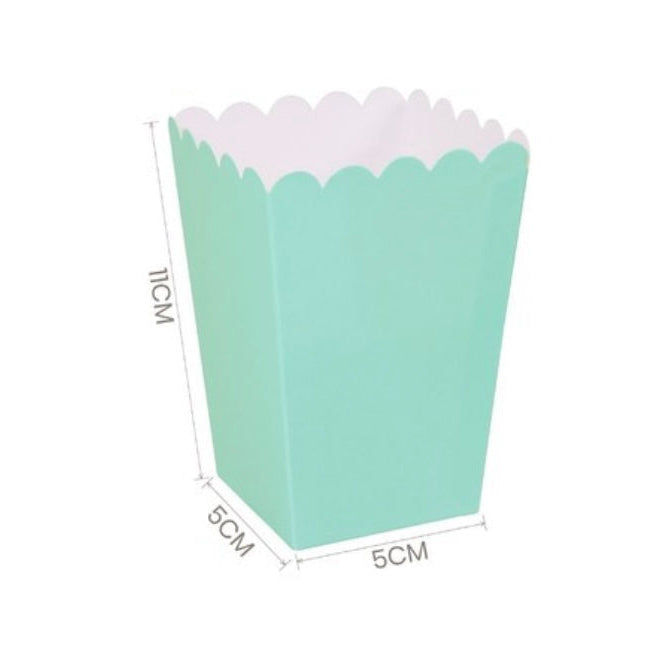 Cajas Palomitas Pequenas Color Liso 4uds