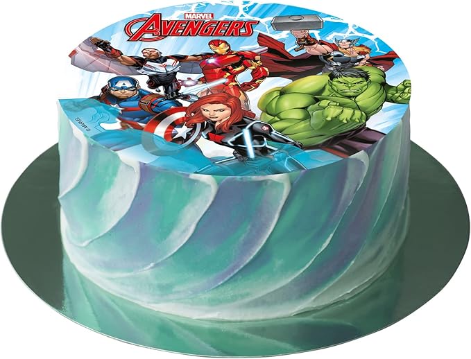Oblea Comestible Vengadores para Tarta | deKora 15,5cm