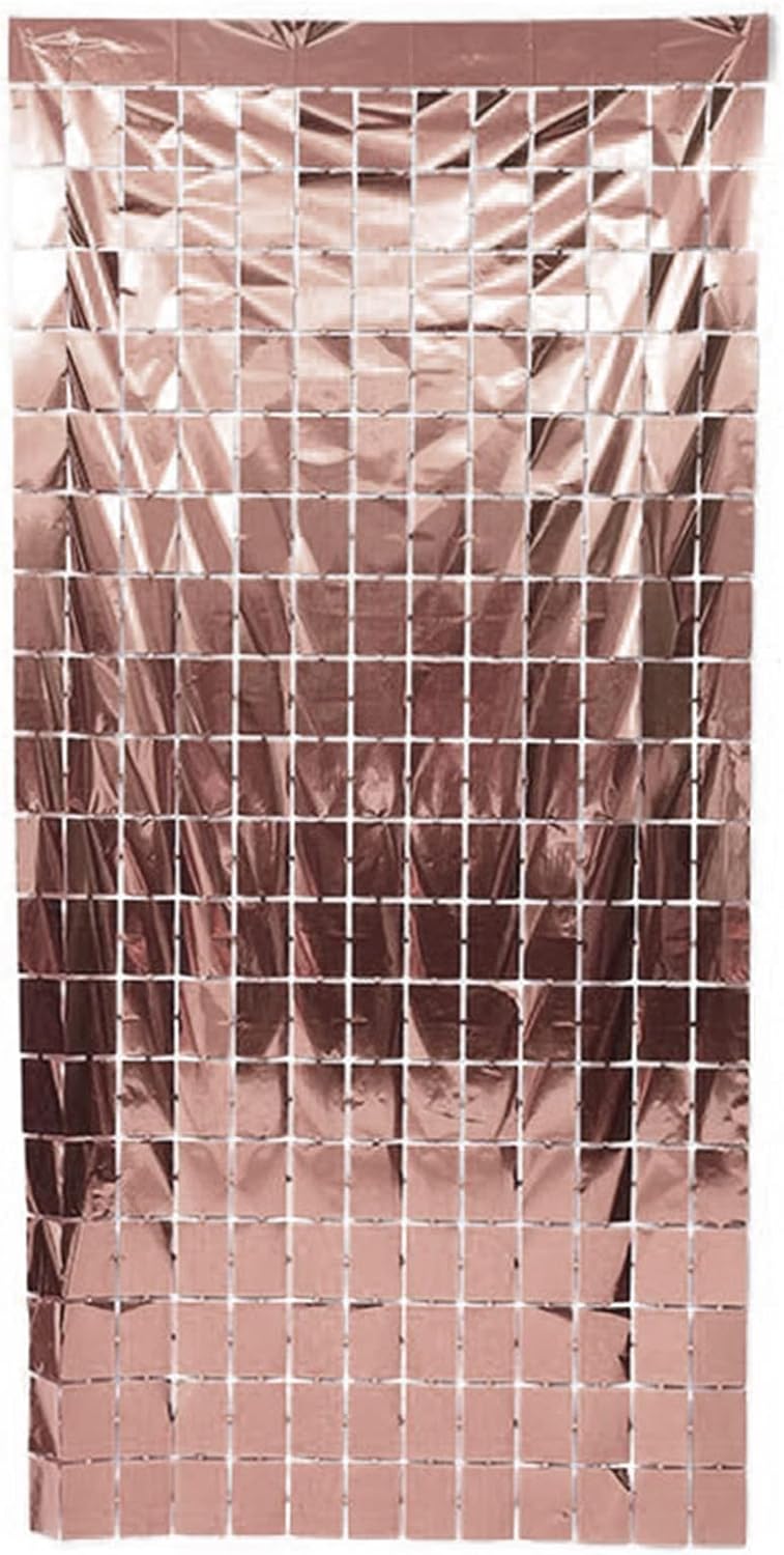 Cortina de Lentejuelas Cuadradas 1×2 m