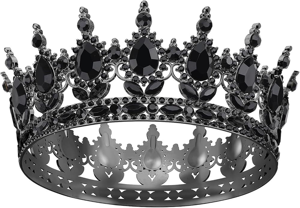Corona Barroca de Diamantes de Imitación 12cm