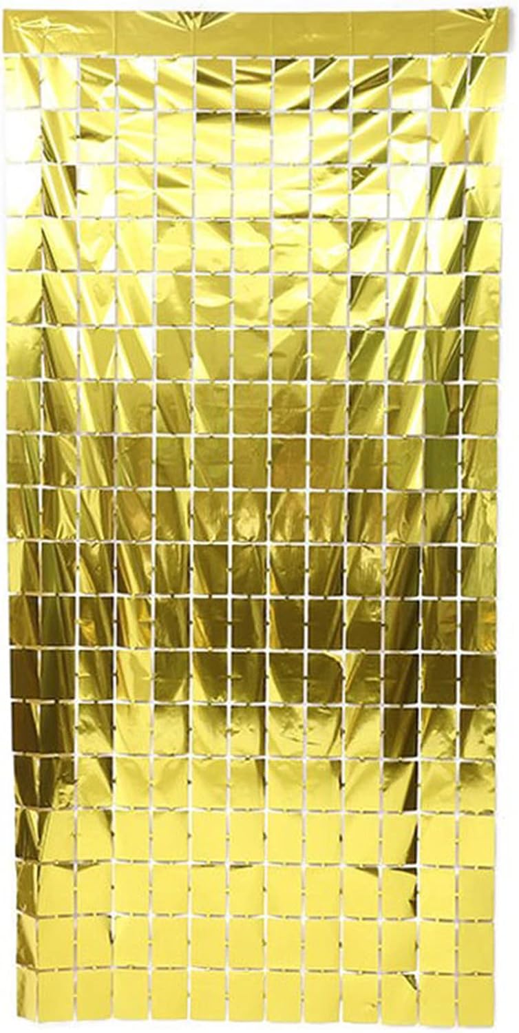 Cortina de Lentejuelas Cuadradas 1×2 m