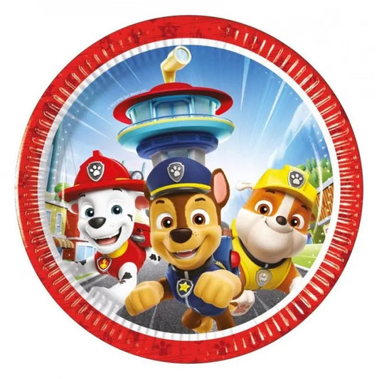 Platos Patrulla Canina 20cm 8uds