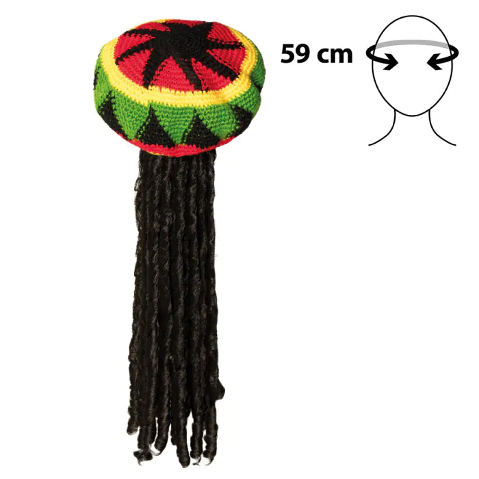 Gorro Rasta con Rastas