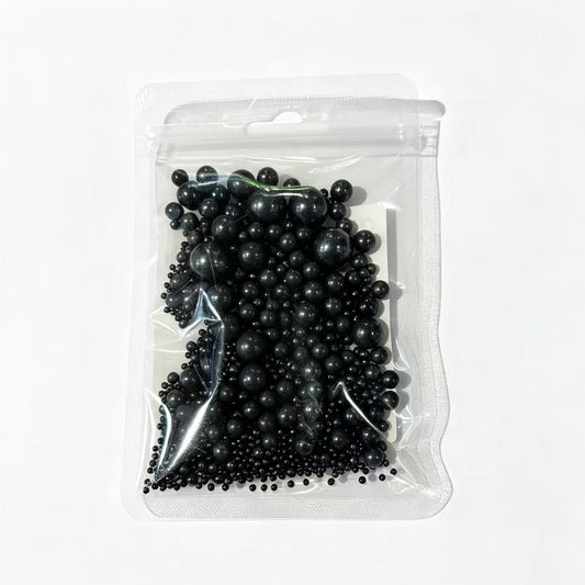 Perlas de azúcar negras mixtas para decorar tartas 50g