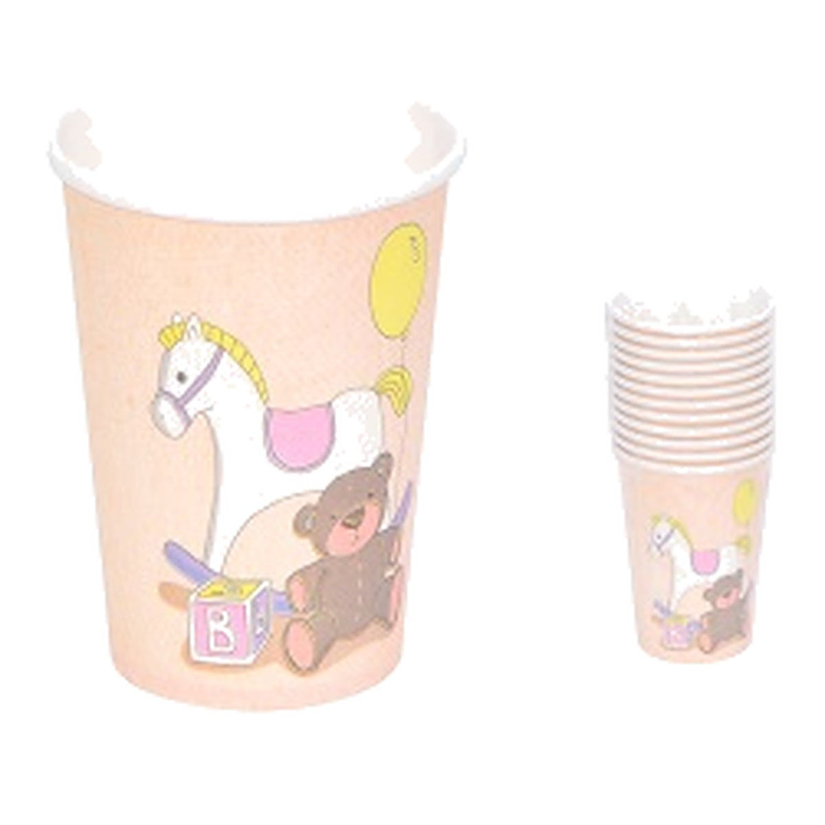 Vasos de Cartón Ositos y Caballito 12 uds