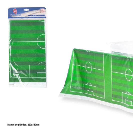 Mantel Plástico Campo de Fútbol 220x132 cm